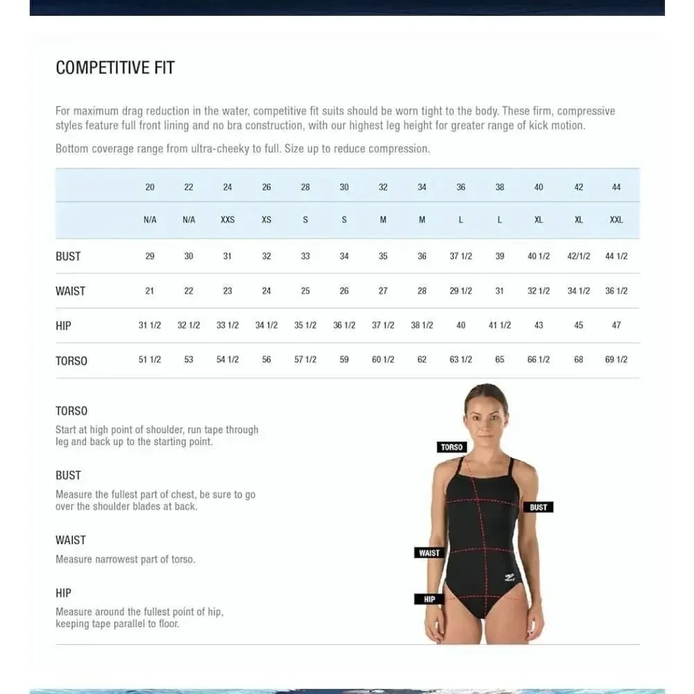 SPEEDO Women’s Black & Red Open-Back Vintage Competitive One-Piece Swimsuit